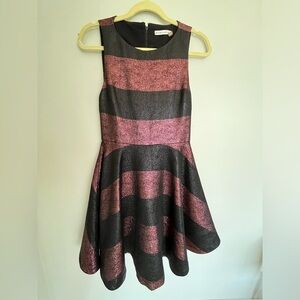 Alice + Olivia Metallic Cocktail Dress